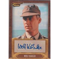 Topps Indiana Jones Heritage Trading Card Signature Autograph Wolf Kahler