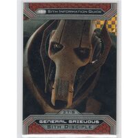 2015 Star Wars Chrome Perspectives X-Fractor Refractor 29/ 99 Grievous 37-S 37S