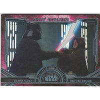 Topps Star Wars Masterwork Great Rivalries GR-1 Darth Vader Obi-Wan K 183 /299