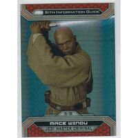 2015 Star Wars Chrome Perspectives Prism Refractor 134/199 Mace Windu 5-S