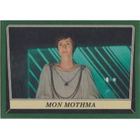2016 Topps Star Wars Rogue One Mission B Green Border Puzzle Card Mon Mothma