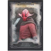 2016 Topps Star Wars Masterwork Base Card Short Print SP #72 Sidon Ithano HTF