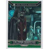 2015 Star Wars Chrome Perspectives Prism Refractor 154/199 Trade Federation 36-J