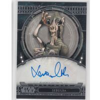 Topps Star Wars 40th Anniversary Autograph Card AA-LM Lewis MacLeod as Sebulba