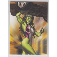 Women of Marvel WOM Embossed Single Trading Card She-Hulk T8
