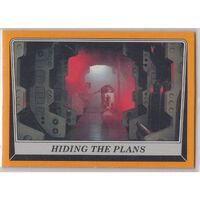 Star Wars Rogue One Mission Briefing Orange Base Card 23 Hiding the Plans