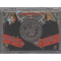 2015 Star Wars Chrome Perspectives Silver Medallion Skywaler Vs Dooku 116/ 150