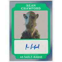 Star Wars Rogue One Mission Briefing Sean Crawford Autograph Saelt-Marae A-SC