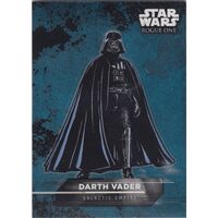 2016 Topps Star Wars Rogue One Mission Briefing Sticker Card Darth Vader #13 /18