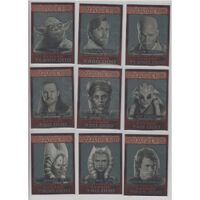 TOPPS Star Wars Chrome Perspectives 2015 - 10 Card Sith Jedi Hunt Set NICE