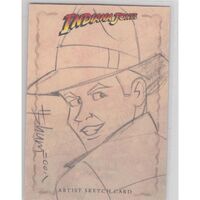 Topps Indiana Jones Heritage Trading Card Series Sketch Card 