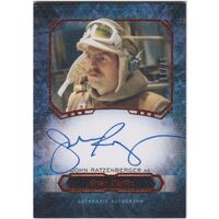2016 Topps Star Wars Masterwork John R Bren Derlin Canvas /25 Autograph