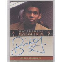 2005 Battlestar Galactica Premiere Edition Biski Gugushe Autograph Card