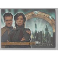 Stargate Season 1 Crew Card C8 Dr Rodney Mckay & Dr Elizabeth Weir NICE
