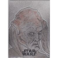 2016 Topps Star Wars Rogue One Mission Briefing Sketch Jason Bommer CLEAN