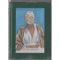 2015 Star Wars Chrome Perspectives Sketch Card MATT STEWART COLOUR 