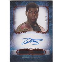 2016 Topps Star Wars Masterwork John Boyega as Finn Autograph 11 / 25