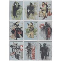 2016 Star Wars Rogue One Mission Briefing Character Foil 9 Card Insert Set 