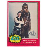 Topps Star Wars 40th Anniversary Trading Cards Buyback Card Red 121 Han Solo