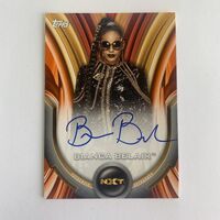 2020 Topps WWE Women's Division A-BB Bianca Belair Orange Roster Autograph 07/50