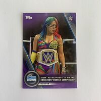 2020 Topps WWE Women's Division 8 Smack Down Purple Asuka Becky Lynch 30/99