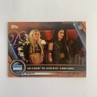 2020 Topps WWE Women's Division 78 Smack Down Orange Fire & Desire Bliss 48/50