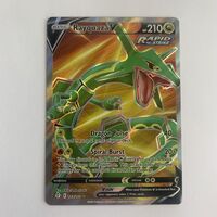 Pokemon TCG Full Art Ultra Rare Rayquaza V 193/203 Evolving Skies 