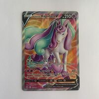 Pokemon TCG Galarian Rapidash V Full Art Ultra Rare 167/198 f/ Chilling Reign