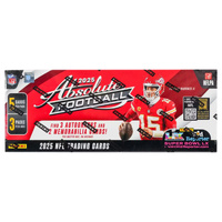 NFL 2025 Absolute Football Hobby Trading Cards FACTORY SEALED | 3 Packs