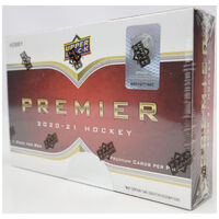 2020 - 21 Upper Deck NHL Premier Hockey Hobby Box Trading Cards | Sealed
